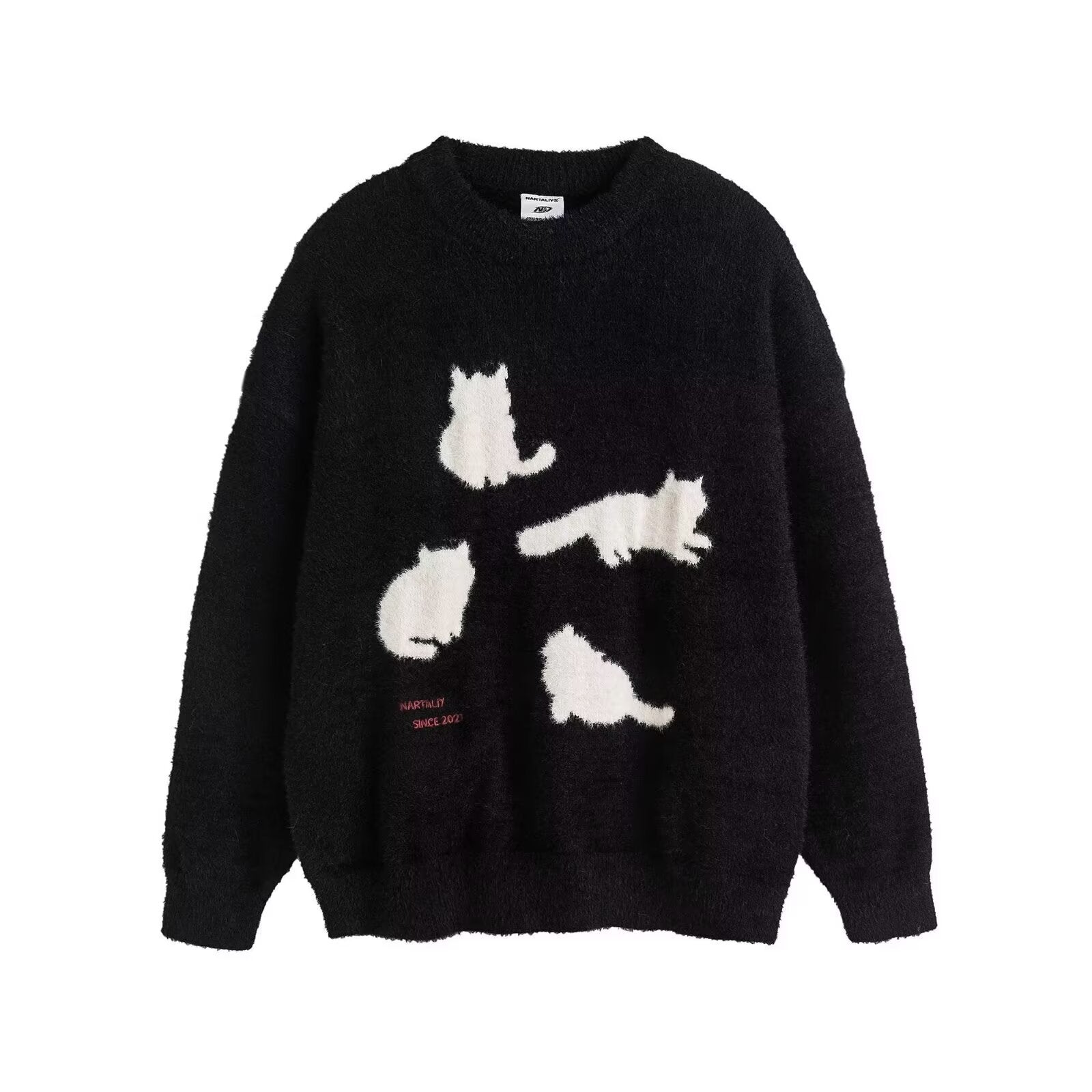 Winter Thick Mink Knit Sweater for Men Trendy Loose Knitwear, Couple's INS Hong  Lazy Fashion Sweater Coat