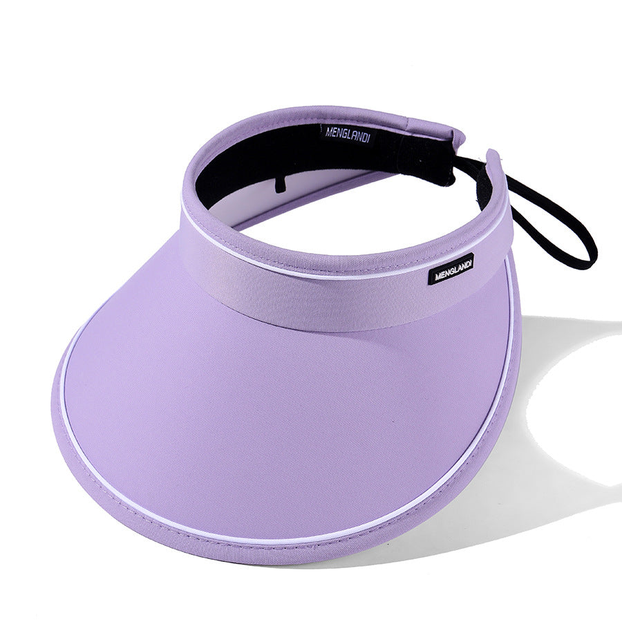 UV Sunscreen Men And Women Fashion Empty Top Hat Spring And Summer New Outdoor Uv Protection Sunshade Hat