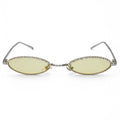 New Personality Crystal Fashion Cat-Eye Sunglasses For Men And Women Small Frame Oval Rhinestones Retro Wild Sunglasses