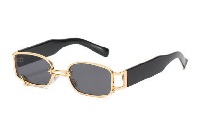 Popular Fashion Small Rectangle Women Luxury Sunglasses Brand Designer Vintage Punk Men Sun Glasses Shades UV400