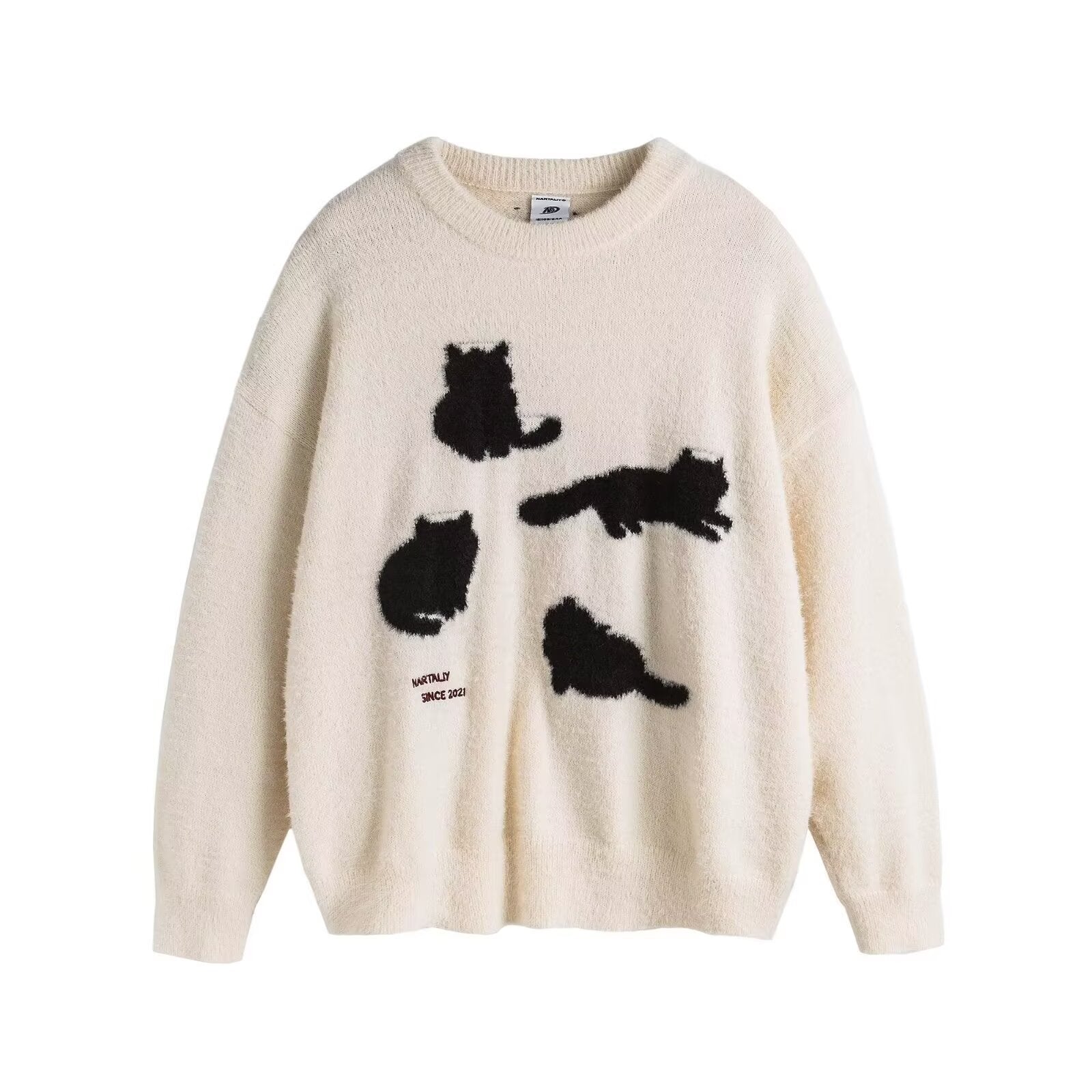 Winter Thick Mink Knit Sweater for Men Trendy Loose Knitwear, Couple's INS Hong  Lazy Fashion Sweater Coat