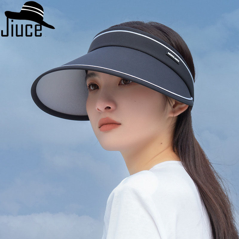 UV Sunscreen Men And Women Fashion Empty Top Hat Spring And Summer New Outdoor Uv Protection Sunshade Hat