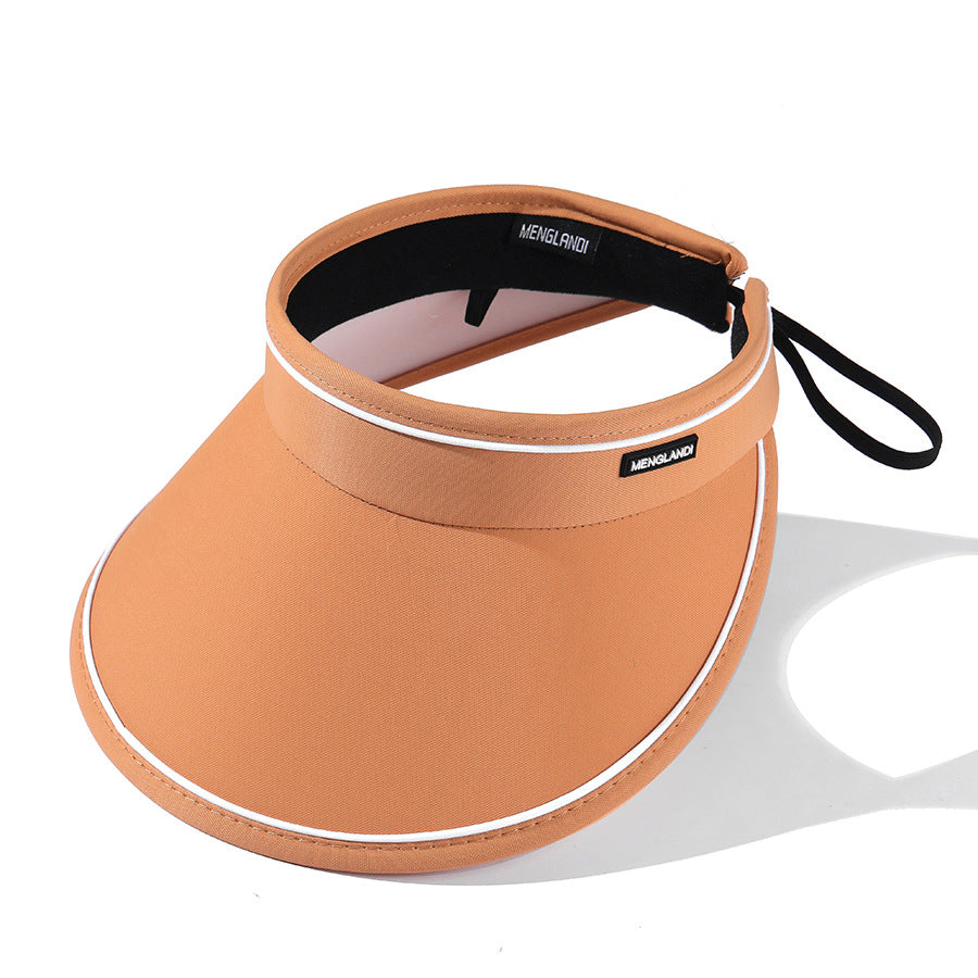 UV Sunscreen Men And Women Fashion Empty Top Hat Spring And Summer New Outdoor Uv Protection Sunshade Hat