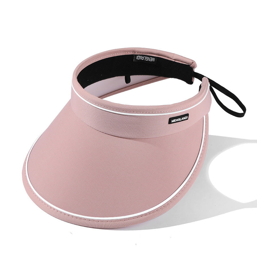 UV Sunscreen Men And Women Fashion Empty Top Hat Spring And Summer New Outdoor Uv Protection Sunshade Hat