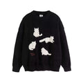 Winter Thick Mink Knit Sweater for Men Trendy Loose Knitwear, Couple's INS Hong  Lazy Fashion Sweater Coat